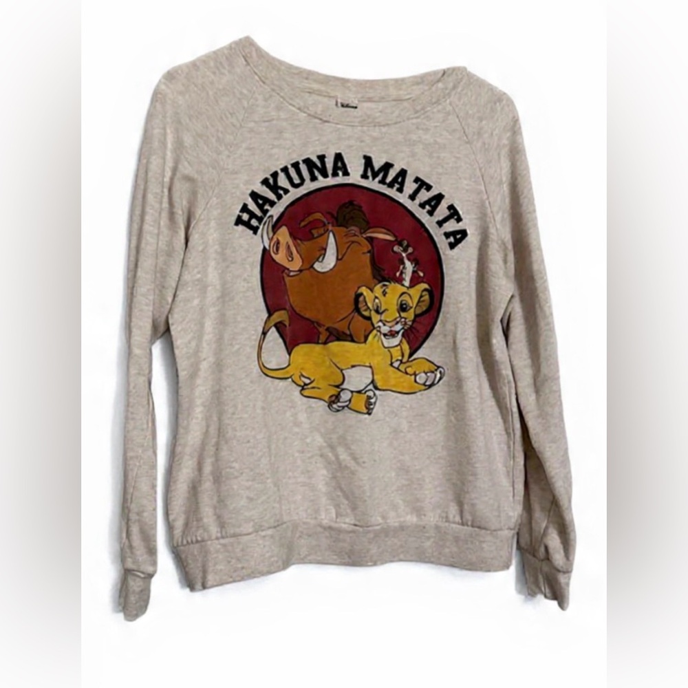 Hakuna Matata Beige Sweater